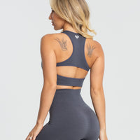 Move Seamless Sports Bra | Stone Grey Solid
