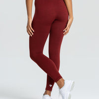 Move Seamless Leggings | Ruby Red Solid