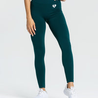Move Seamless Leggings | Smaragd Green Solid