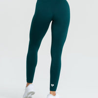 Move Seamless Leggings | Smaragd Green Solid