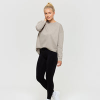 Comfort Oversized Long Sleeve T-Shirt | Buff