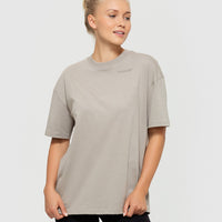 Comfort Oversized Short Sleeve T-Shirt | Buff