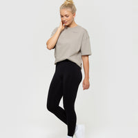 Comfort Oversized Short Sleeve T-Shirt | Buff