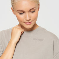 Comfort Oversized Short Sleeve T-Shirt | Buff