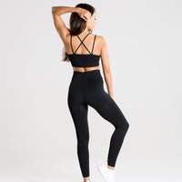 Power Seamless Sports Bra | Black