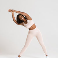 Power Seamless Sports Bra | Nude