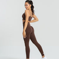 Power Seamless Leggings | Walnut Brown
