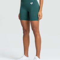 Power Seamless Cycling Shorts | Forest Green