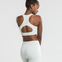 Renew Seamless Sports Bra | Chalk Grey