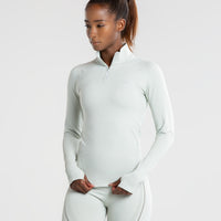 Renew Seamless Long Sleeve Top | Chalk Grey