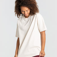 Comfort Oversized Short Sleeve T-Shirt | Sand