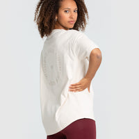 Comfort Oversized Short Sleeve T-Shirt | Sand