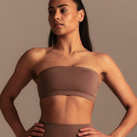 Define 2.0 Seamless Bandeau Bra | Mocha