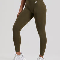Power Seamless Leggings | Khaki