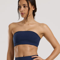 Define 2.0 Seamless Bandeau Bra | Sapphire Blue
