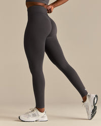Power Seamless Scrunch Leggings | Graphite