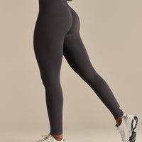 Power Seamless Scrunch Leggings | Graphite