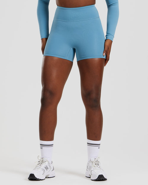 Essential High Waist Shorts | Basalt