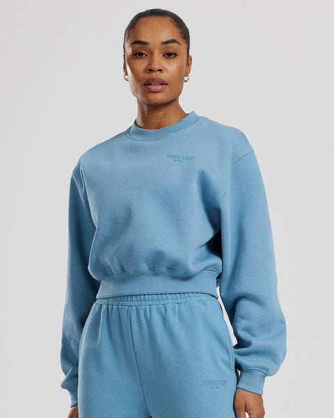 Comfort Cropped Crew Neck | Basalt | | Women's Best ME
