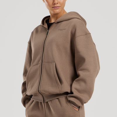 Comfort Oversized Zip-Up Hoodie | Caribou