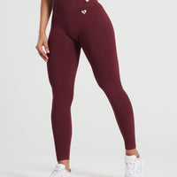 Power Seamless Leggings | Dark Cherry