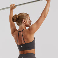 Essential Scoop-Neck Bralette | Graphite