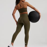 Power Seamless Leggings | Khaki