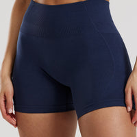 Define 2.0 Seamless Scrunch 4" Shorts | Sapphire Blue
