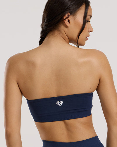 Define 2.0 Seamless Bandeau Bra | Sapphire Blue