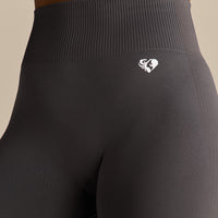 Power Seamless Scrunch Leggings | Graphite