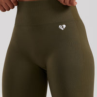 Power Seamless Leggings | Khaki
