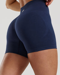 Define 2.0 Seamless Scrunch 4" Shorts | Sapphire Blue
