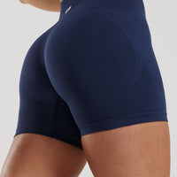 Define 2.0 Seamless Scrunch 4" Shorts | Sapphire Blue