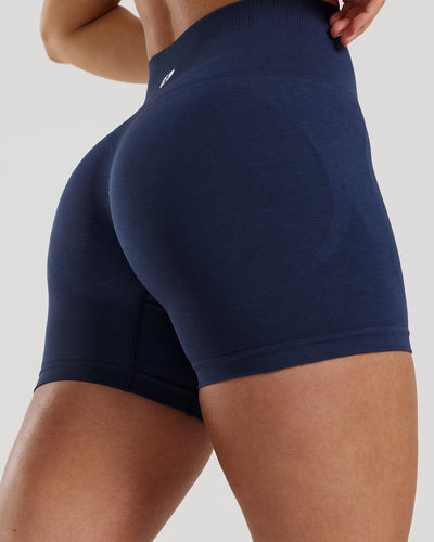 Define 2.0 Seamless Scrunch 4" Shorts | Sapphire Blue