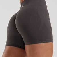 Define 2.0 Seamless Scrunch 4" Shorts | Graphite