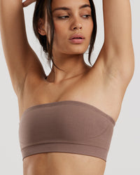 Define 2.0 Seamless Bandeau Bra | Mocha