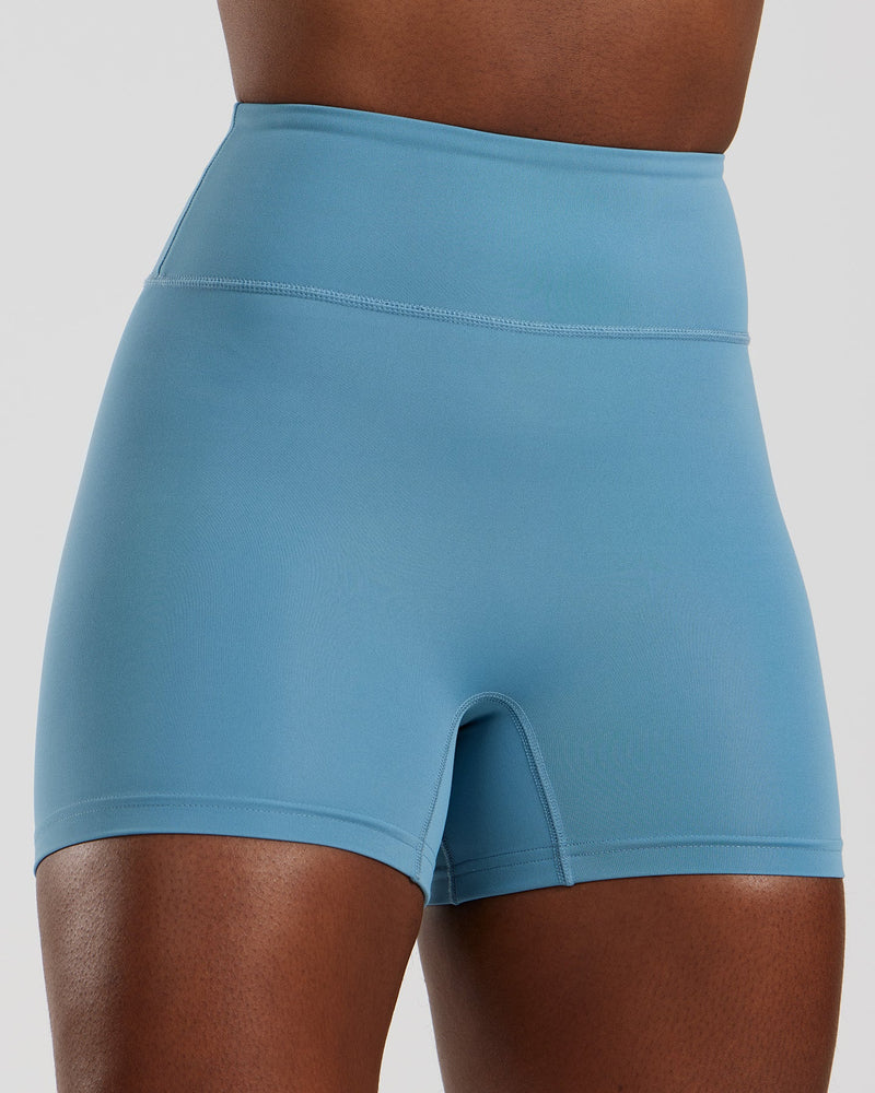 Essential High Waist Shorts | Basalt
