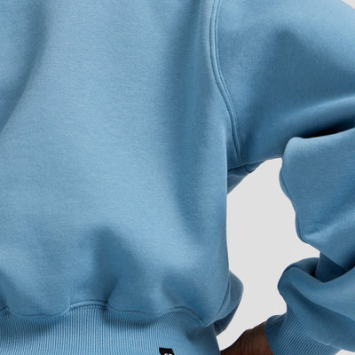 Comfort Cropped Crew Neck | Basalt