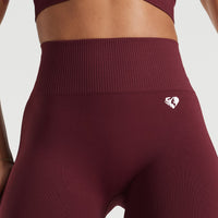 Power Seamless Leggings | Dark Cherry