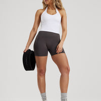 Define 2.0 Seamless Scrunch 4" Shorts | Graphite