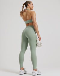 Essential High Waist Leggings | Pistachio