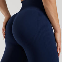 Power Seamless Scrunch Leggings | Sapphire Blue
