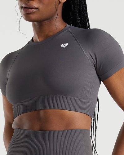 クラネ POWER SHOULDER SHORT SWEAT TOPS Plus Size - Drop Shoulder Sweatshirt - Torrid