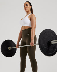 Power Seamless Sweetheart Bra | White