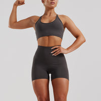 Essential Scoop-Neck Bralette | Graphite