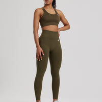 Power Seamless Leggings | Khaki