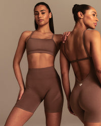 Define 2.0 Seamless Racer Back Bra | Mocha