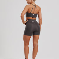 Essential Scoop-Neck Bralette | Graphite