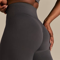 Power Seamless Scrunch Leggings | Graphite