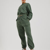 Comfort Cropped Crew Neck | Sage